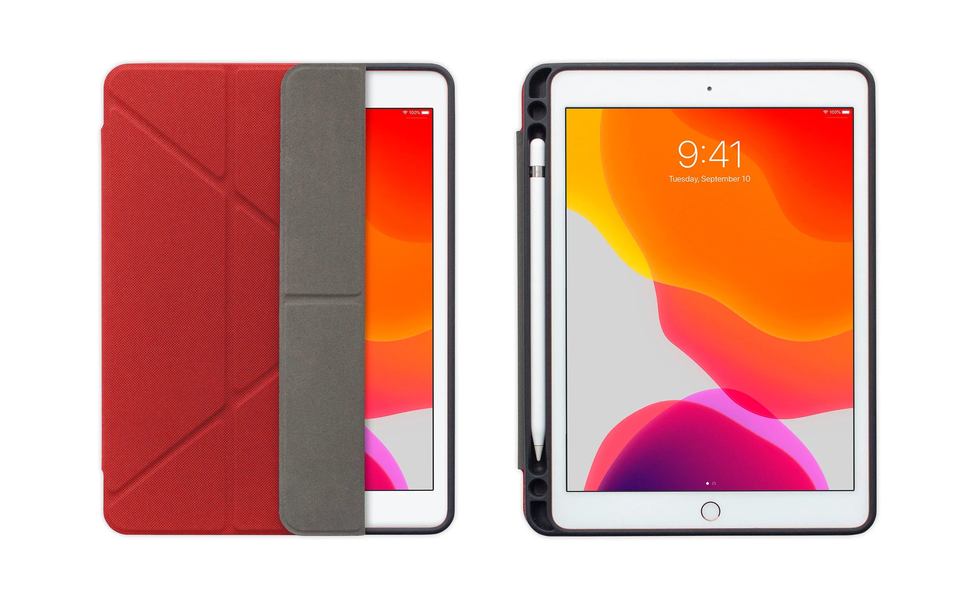Torrii Torero Case With Pencil Slot For Apple iPad 10.2 (2019) - Red - Tashqila Torrii Torero Case With Pencil Slot For Apple iPad 10.2 (2019) - Red - Tashqila